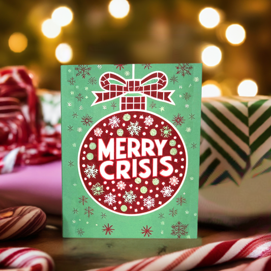 Merry Crisis Funny Christmas Card