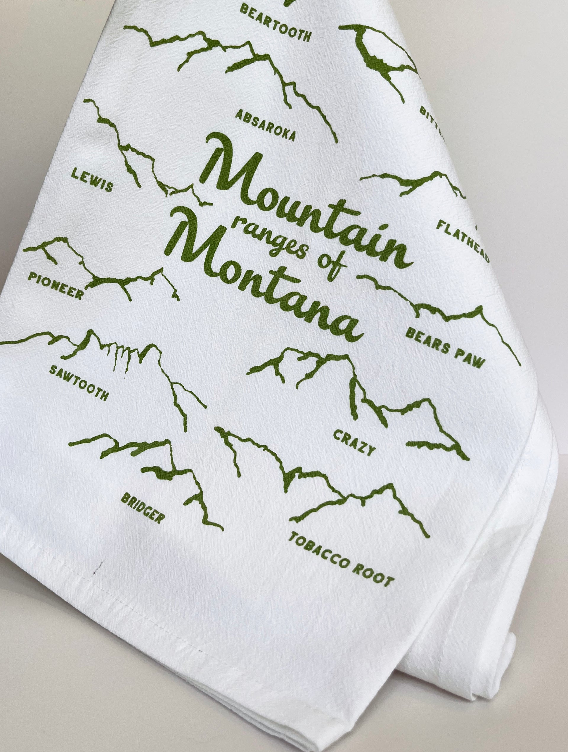Montana Flowers Kitchen Towel